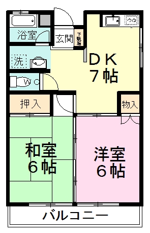 ハイム高嶺 301号室 間取り