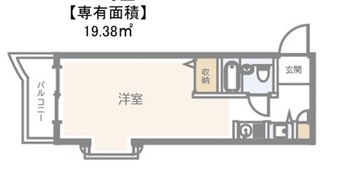ラレーブ津田沼Ⅳ 209号室 間取り