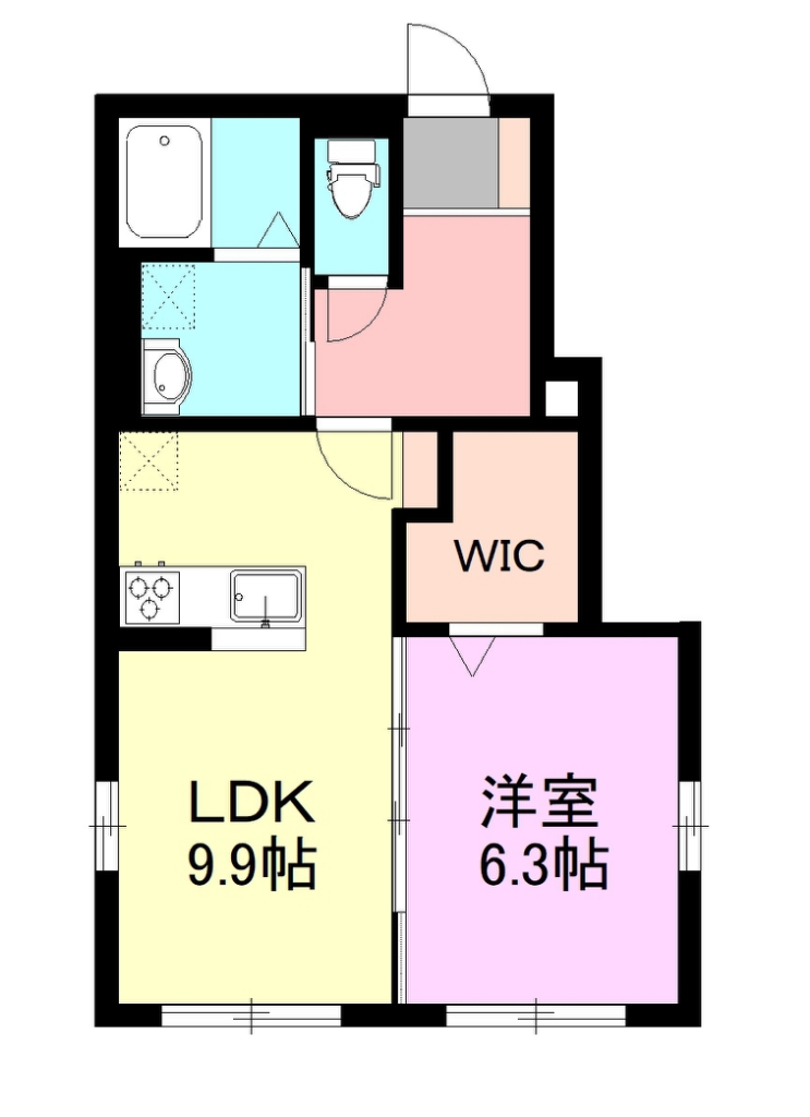 空殻Ｂ 101号室 間取り