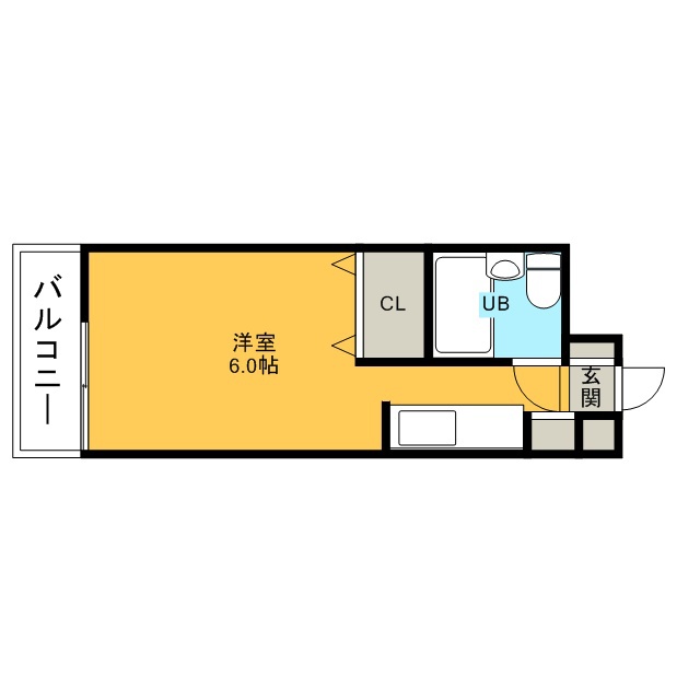 ペティパレス薬園台 204号室 間取り