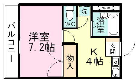 Ｌフラット 202号室 間取り