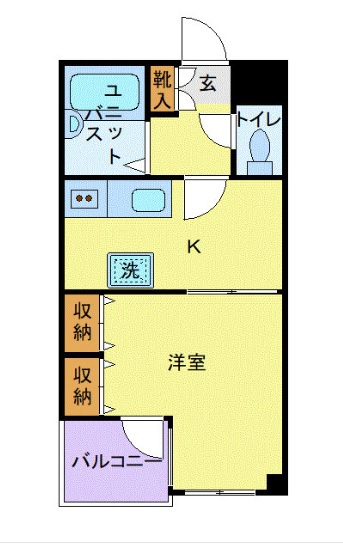 セントビック津田沼 304号室 間取り
