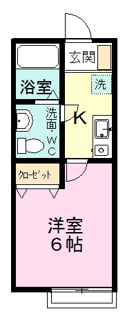 チャオ北習志野 202号室 間取り