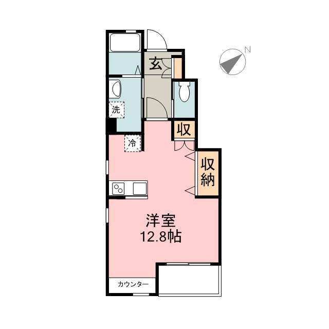 ブリランテ参番館 104号室 間取り