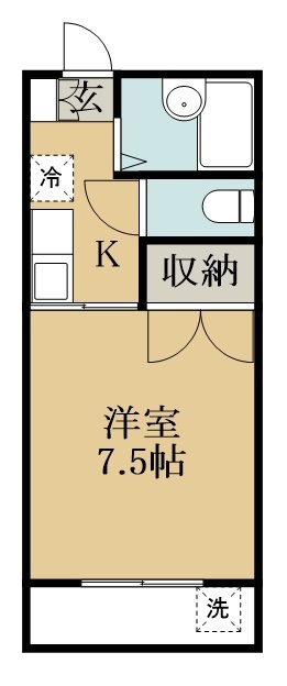 ジュエリーコートＢ棟 206号室 間取り