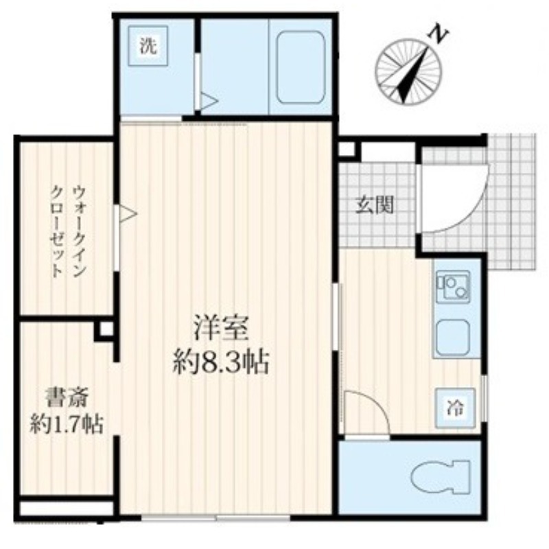 南初富６丁目マンション C号室 間取り
