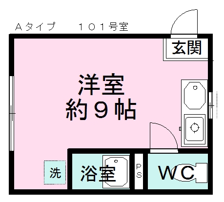 プレミール芝山 101号室 間取り