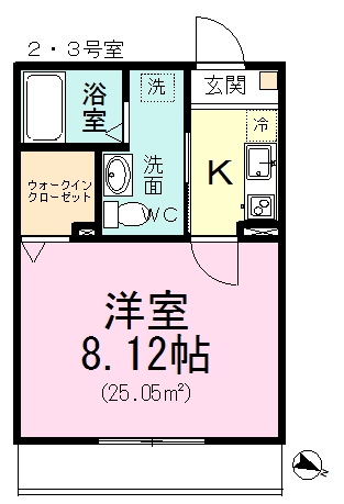 ハレマイレ・北習志野 303号室 間取り