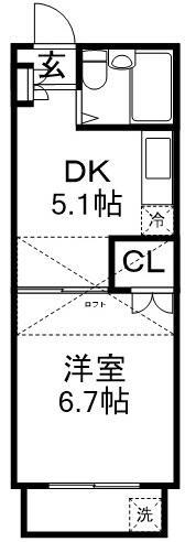 ＩＸＯＹＺ 202号室 間取り