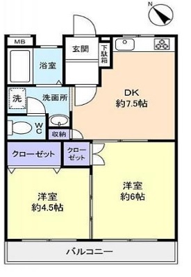 ＦＥＬＩＡ西習志野 205号室 間取り