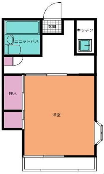 ＹＳコーポ高根台 102号室 間取り