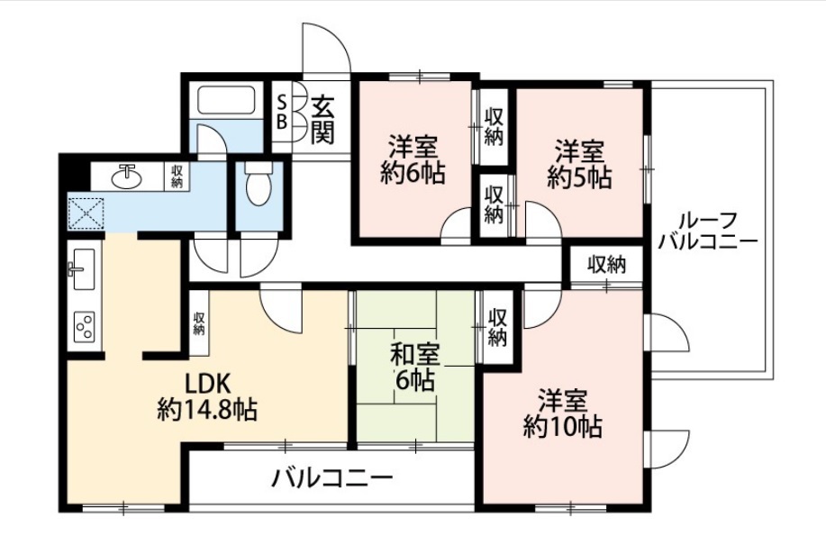 ハウス北習志野（習志野台３丁目） 501号室 間取り
