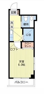モンピエス 401号室 間取り