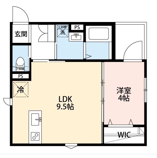 Ｓｍａｒｔ　Ｈｏｍｅ　習志野 302号室 間取り
