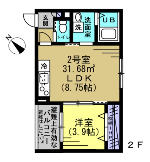 ＫＨ八千代中央 202号室 間取り