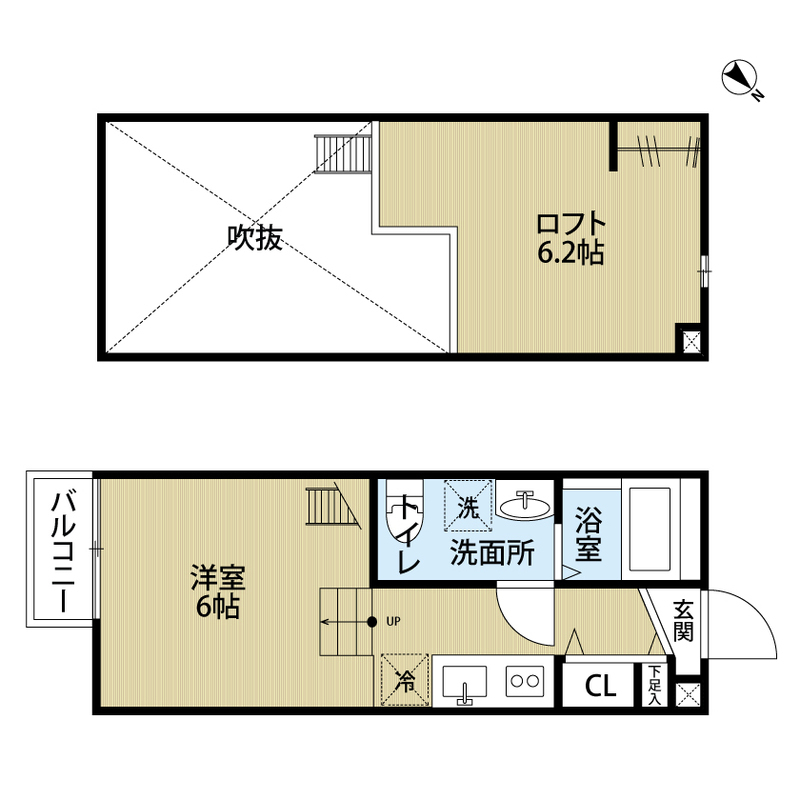 リレア八千代台 101号室 間取り