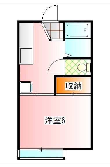 フォーブル森田 206号室 間取り