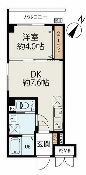 コネクトパークヒルズ南初富 301号室 間取り