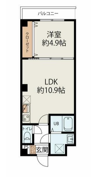 コネクトパークヒルズ南初富 403号室 間取り