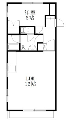 パールマンション習志野 301号室 間取り
