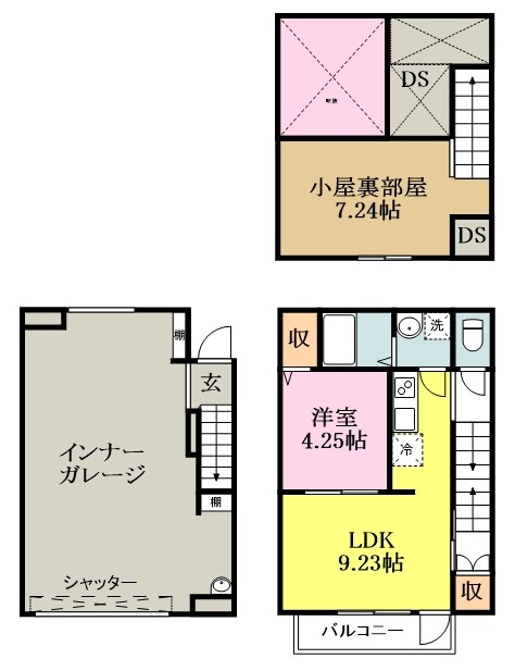 グランデュールＤ 1号室 間取り