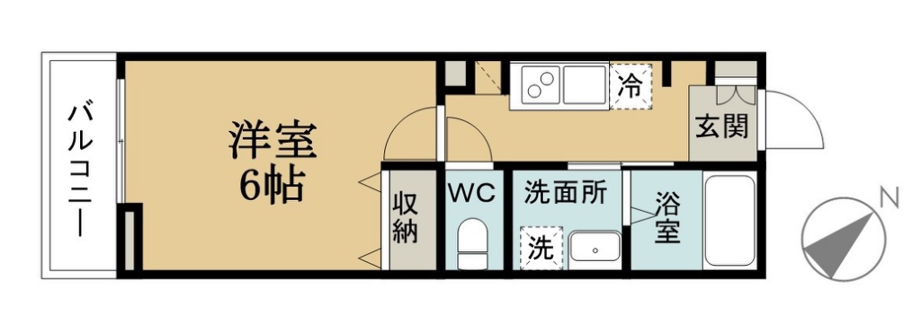 ＭＥＬＤＩＡ八千代台Ⅱ 304号室 間取り