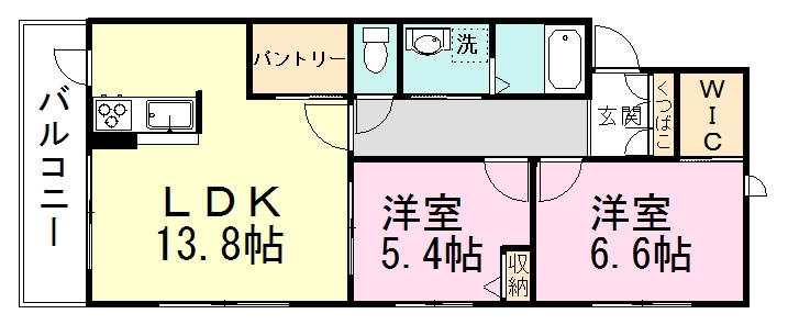 シャーメゾンＯＩＳＯ壱番館 301号室 間取り