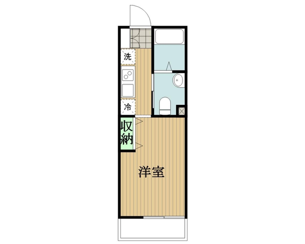 アベリア 103号室 間取り