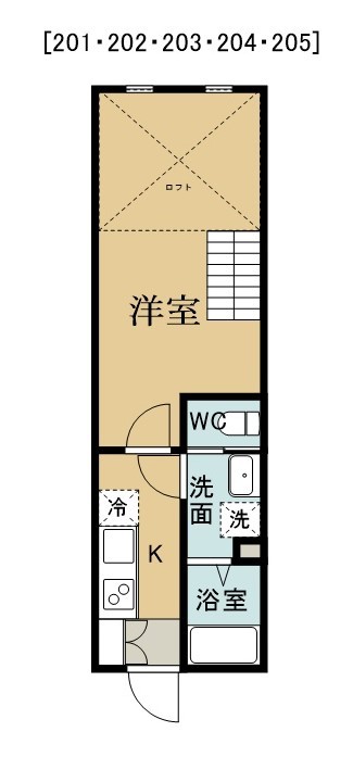 ＳパレスⅣ 202号室 間取り