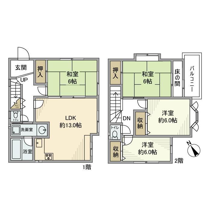 高津戸建 間取り