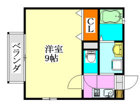 グリーンヒル藤崎Ⅱ 201号室 間取り