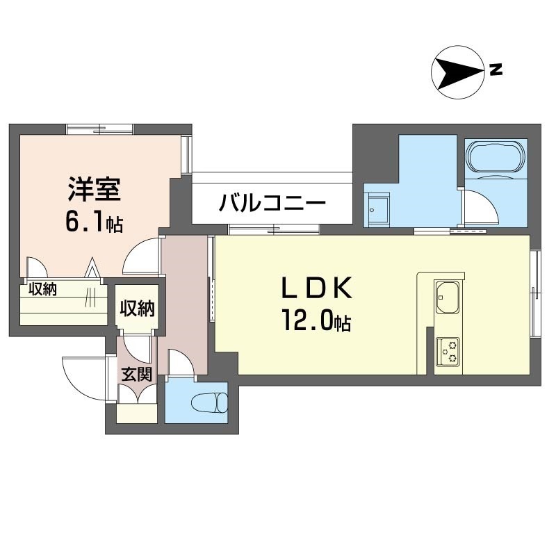 カイレアレジデンス 303号室 間取り