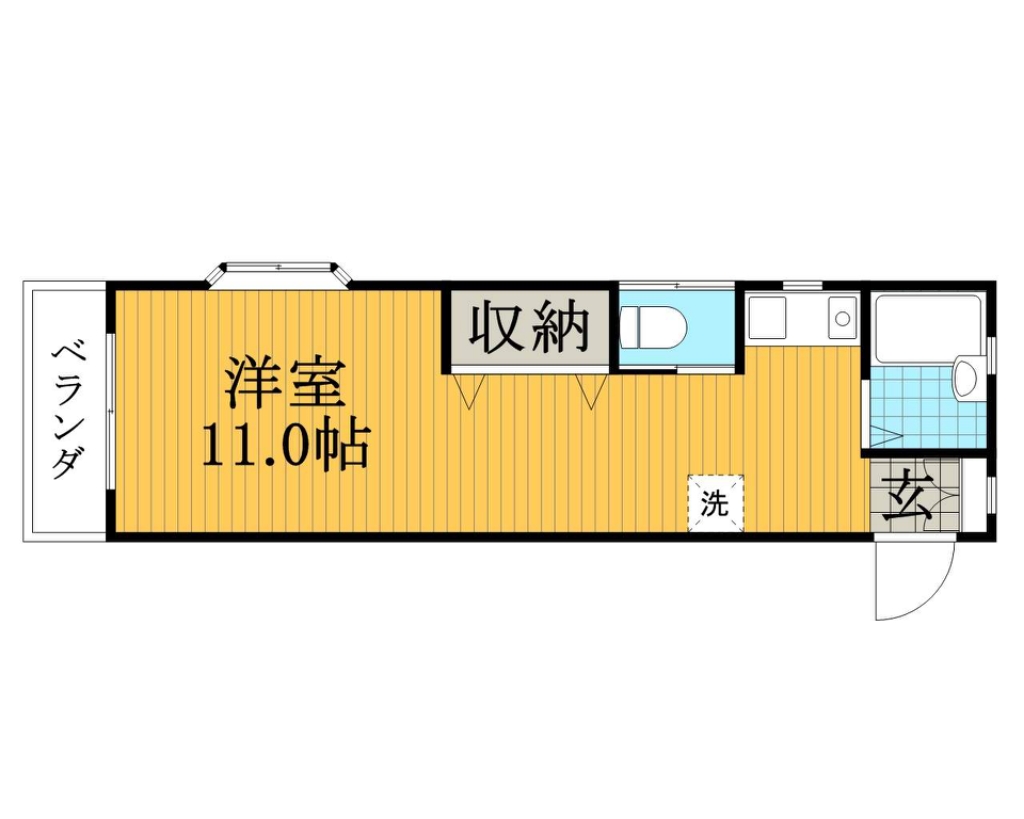 すまいる高津 103号室 間取り