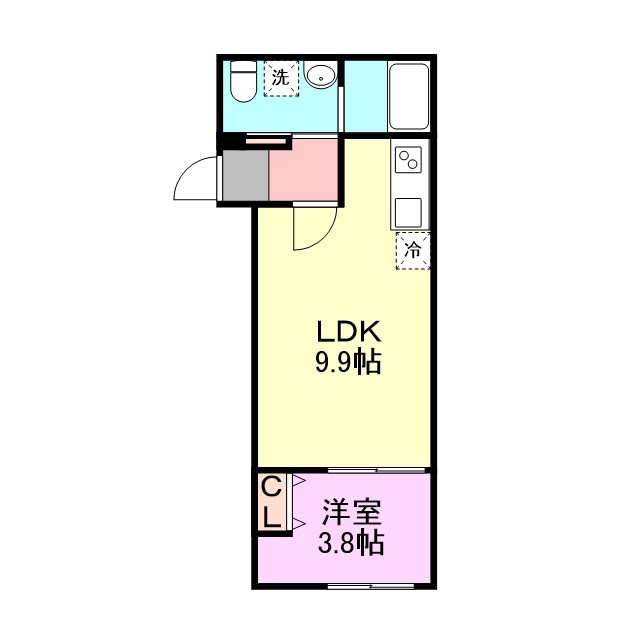 Ｃｏｃｏ　Ｓａｋｕｒａ 301号室 間取り