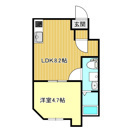 リベルテ村上 105号室 間取り