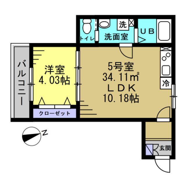 ＡＪ八千代中央 105号室 間取り