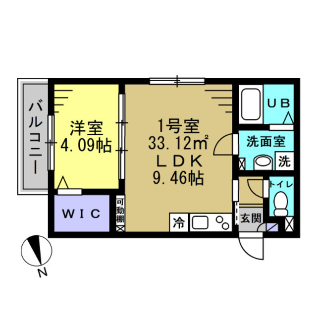 ＡＪ八千代中央 101号室 間取り