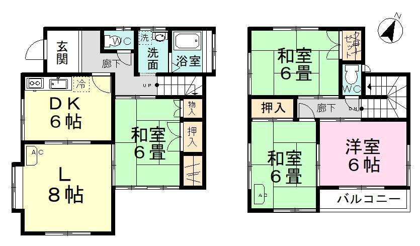 多田貸家 間取り