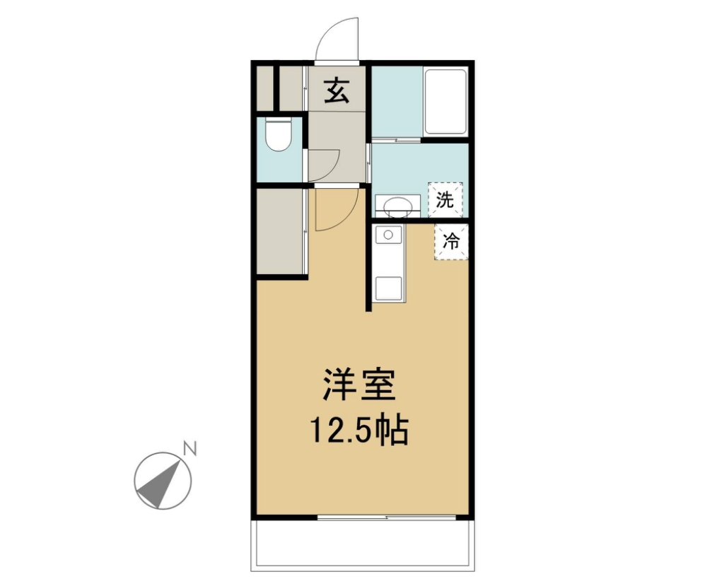 Ｖ－ｒｏｏｍ２ 103号室 間取り