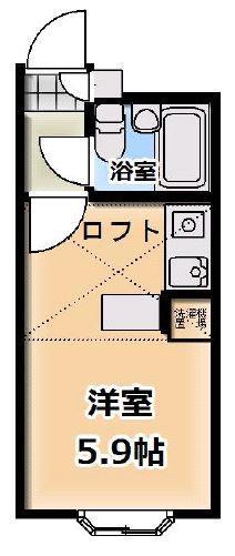 ベルピア習志野台３棟 206号室 間取り