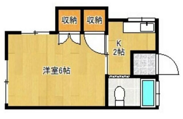 宇野コーポ 103号室 間取り