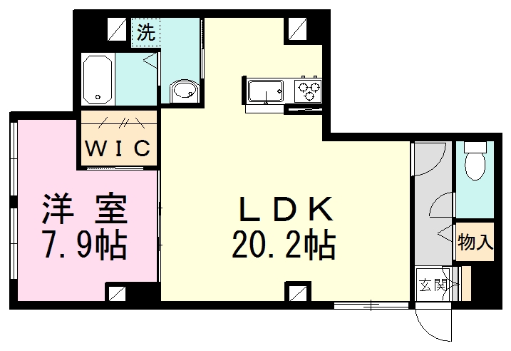 シャーメゾンＯＩＳＯ弐番館 103号室 間取り