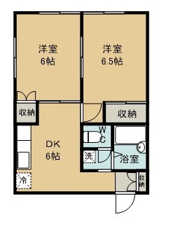 ベルグラン薬円台 102号室 間取り