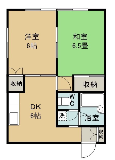 ベルグラン薬円台 102号室 間取り