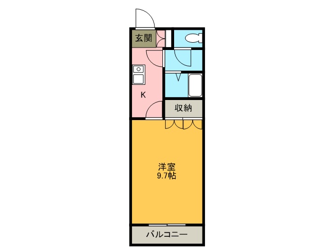 ルミナスハイム 102号室 間取り