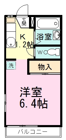 東習志野ウィーンハイツ 201号室 間取り