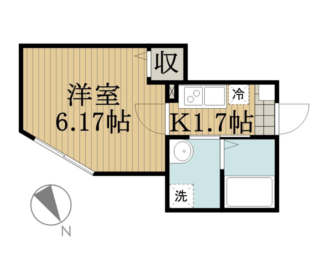 ベラピューマ実籾 101号室 間取り