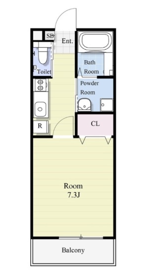 ルージェ薬円台 202号室 間取り