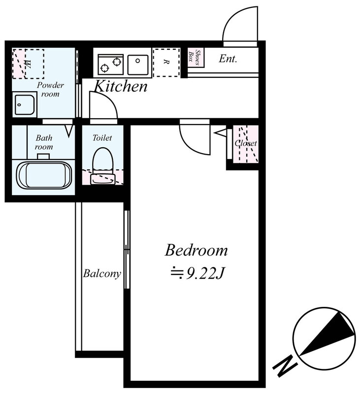 ＧＲＡＤＵＳ八千代台Ⅵ 301号室 間取り