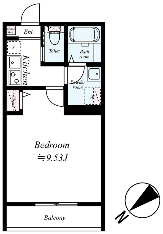 ＧＲＡＤＵＳ八千代台Ⅵ 102号室 間取り
